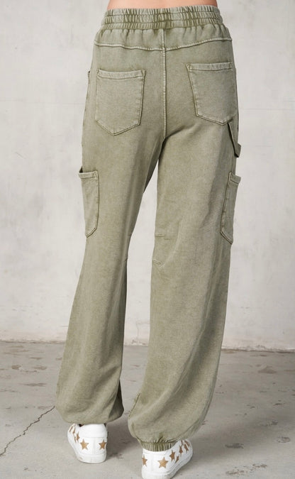 Terry Cargo Sweatpants
