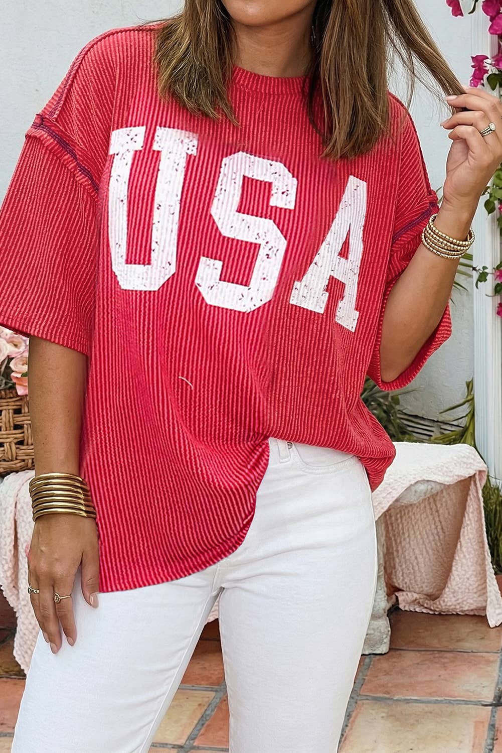 USA Graphic Top