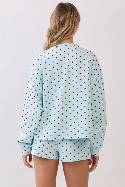 Polka Dot Dream Lounge Sweatshirt