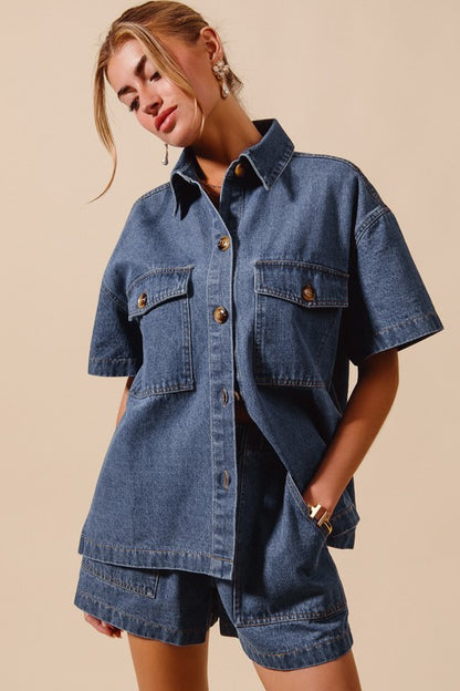 Here For The Denim Set
