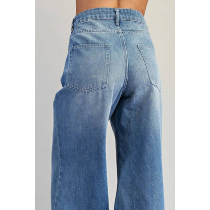 Twirl Worthy Ruffle Hem Jeans