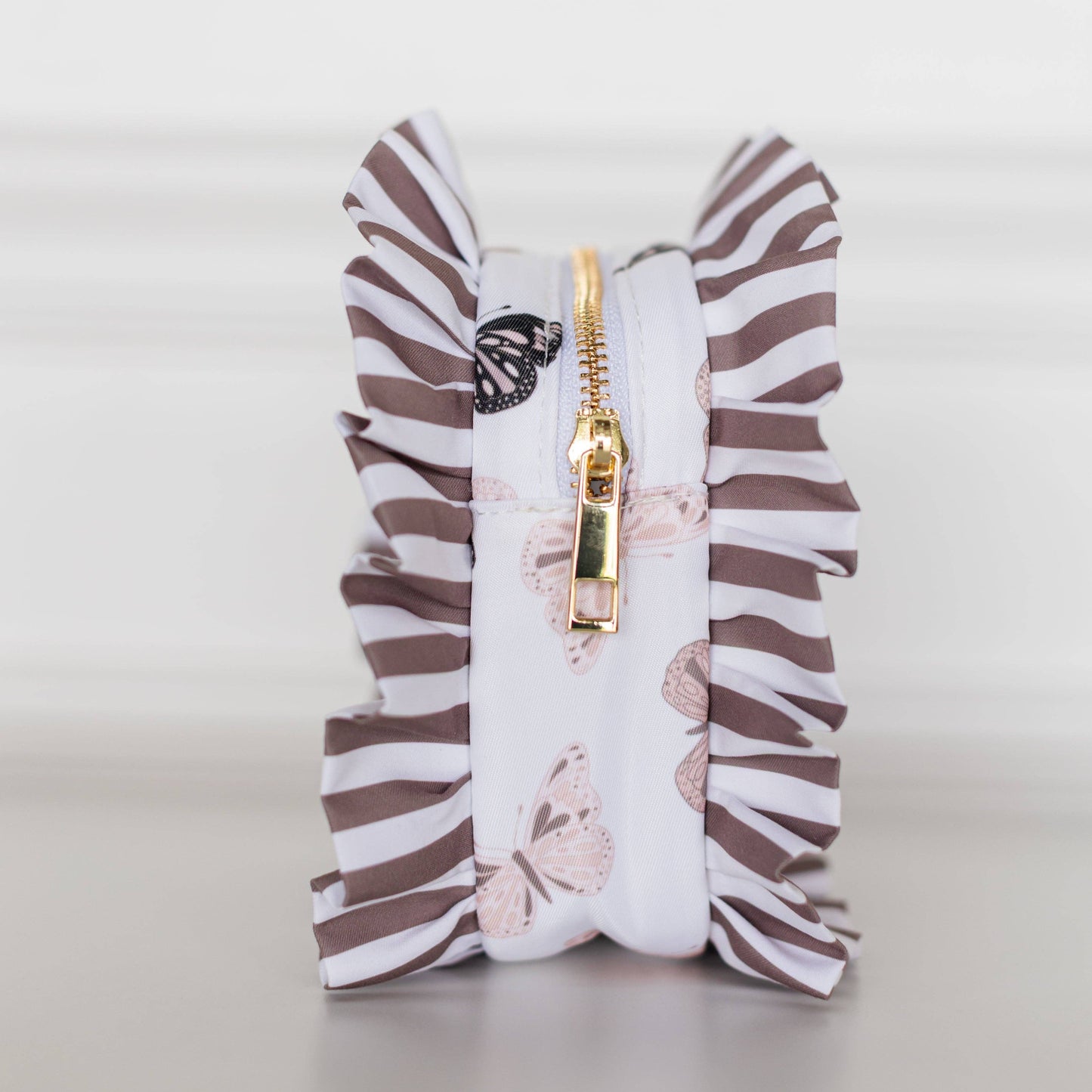 Butterfly Season Ruffled Nylon Tech Organizer