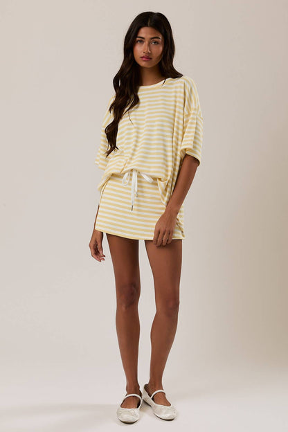 Madison OVERSIZED STRIPE T-SHIRT