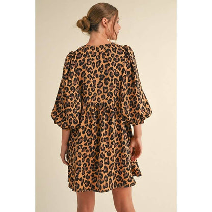 Classic Leopard printed dress