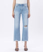 Jaylene Crop Slim Wide Jeans