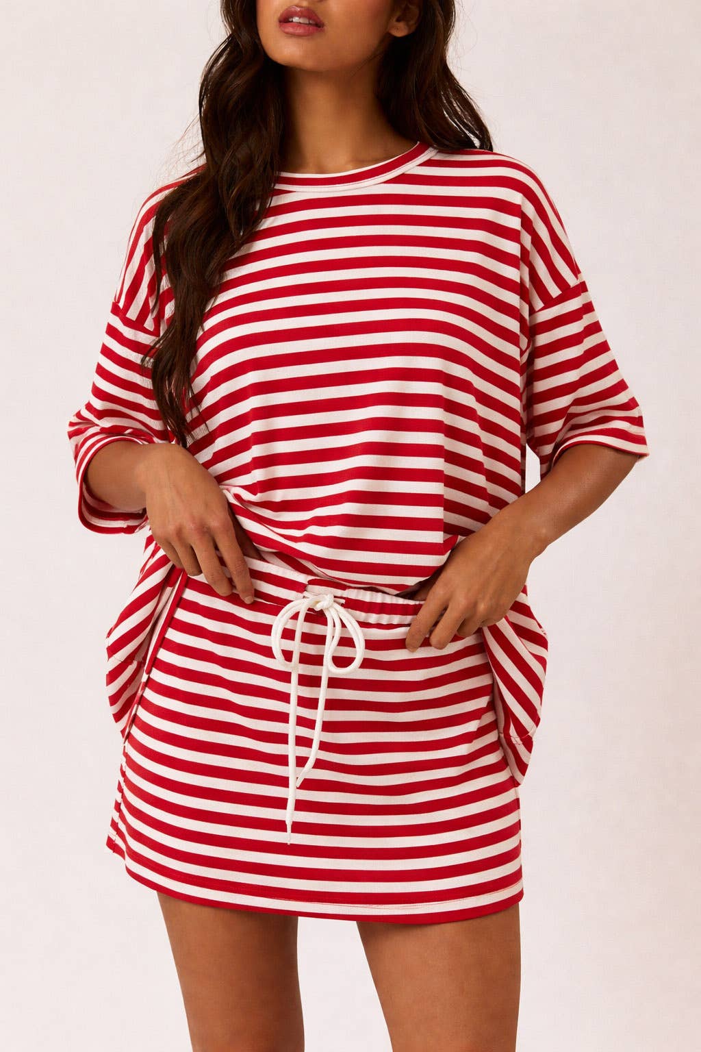 Madison OVERSIZED STRIPE T-SHIRT