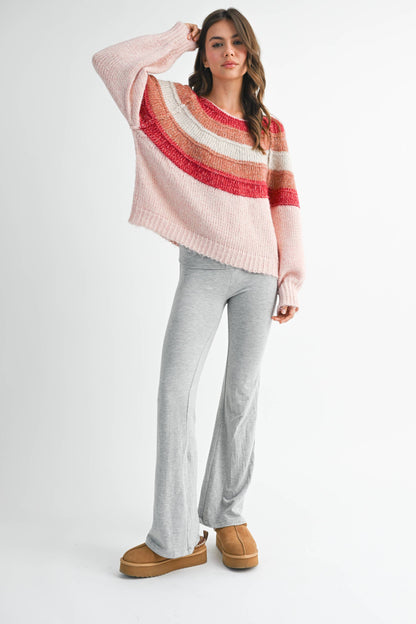 Chunky Knit Pullover Sweater