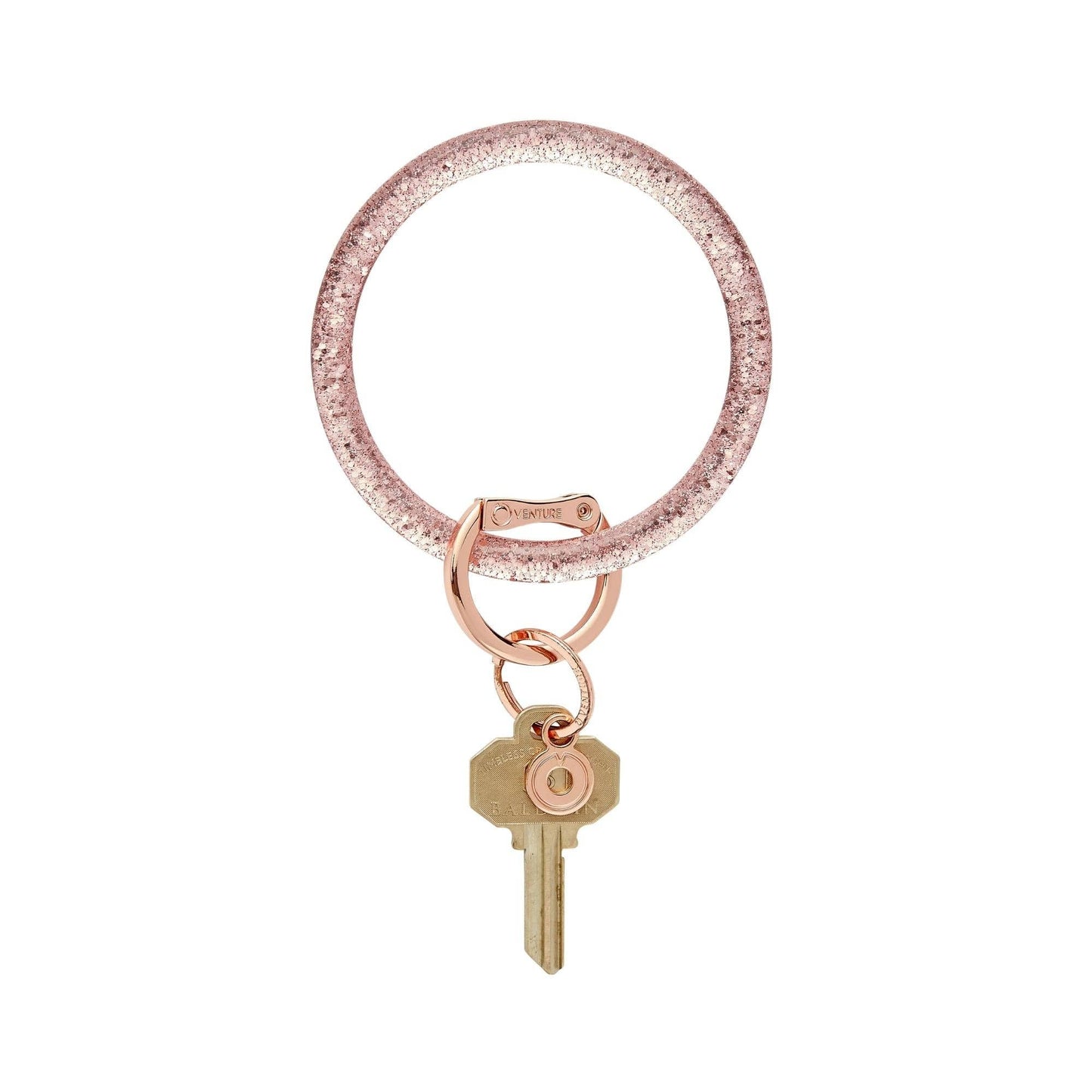 Resin Big O® Bracelet Keychain – Rosé