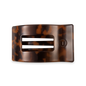 Flat Rectangle Hair Clip | Medium | Tortoise