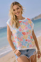 Jasmine Floral Printed Knitted Jersey Vest