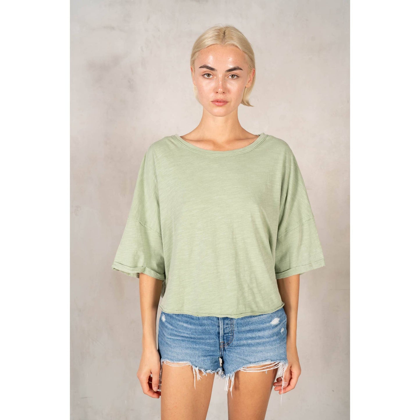Cara  Slub Twist Tee