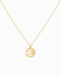Basketball Cutout Pendant Necklace