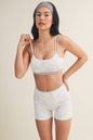 Camo Print Double Layered Sports Bra
