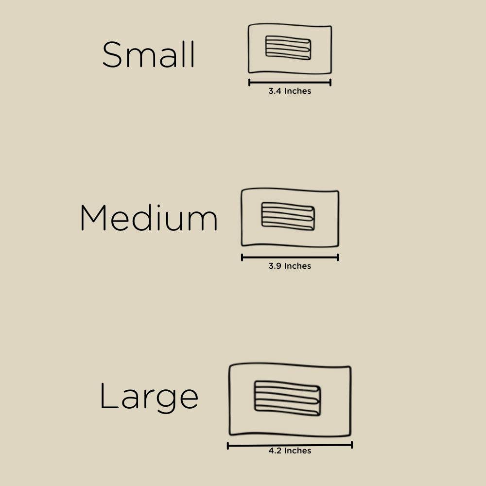 Flat Rectangle Hair Clip | Large | Merry Pinkmas