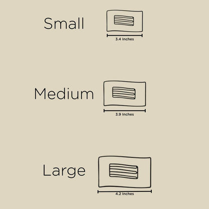 Flat Rectangle Hair Clip | Medium | Merry Pinkmas