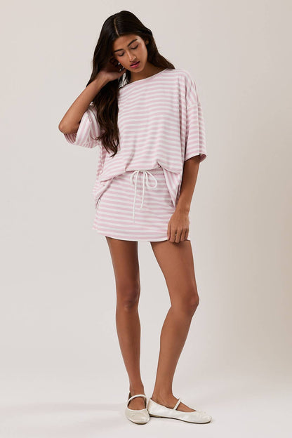 Madison OVERSIZED STRIPE T-SHIRT