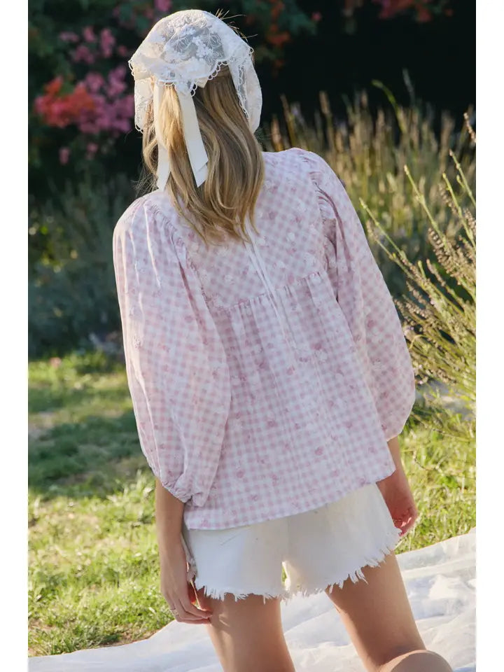 Gingham Blouse