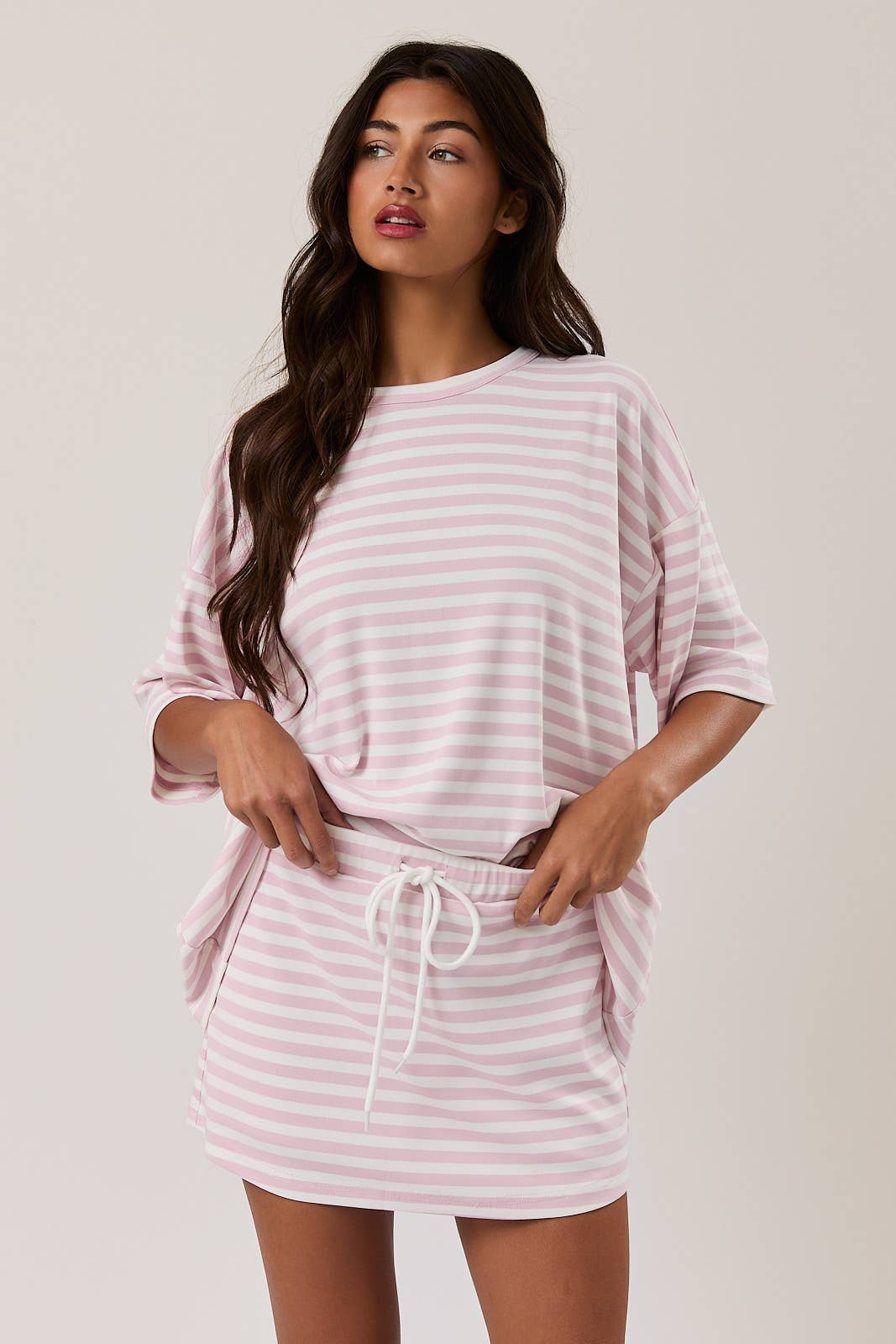 Madison OVERSIZED STRIPE T-SHIRT