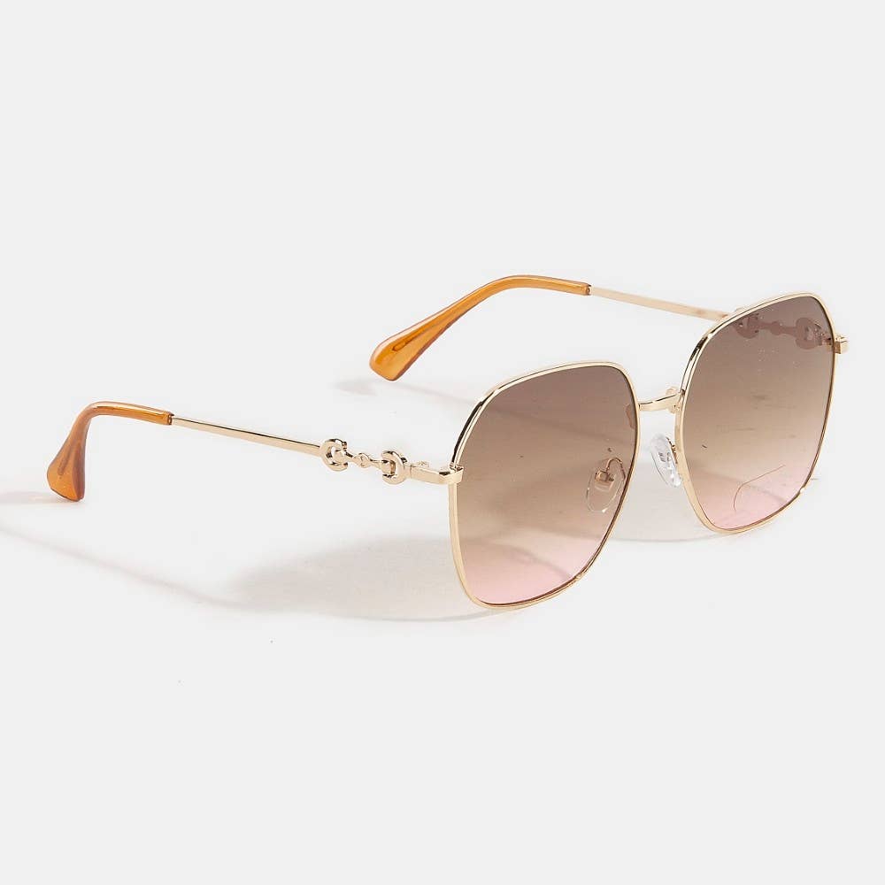 Large Round Lens Sunglasses Set