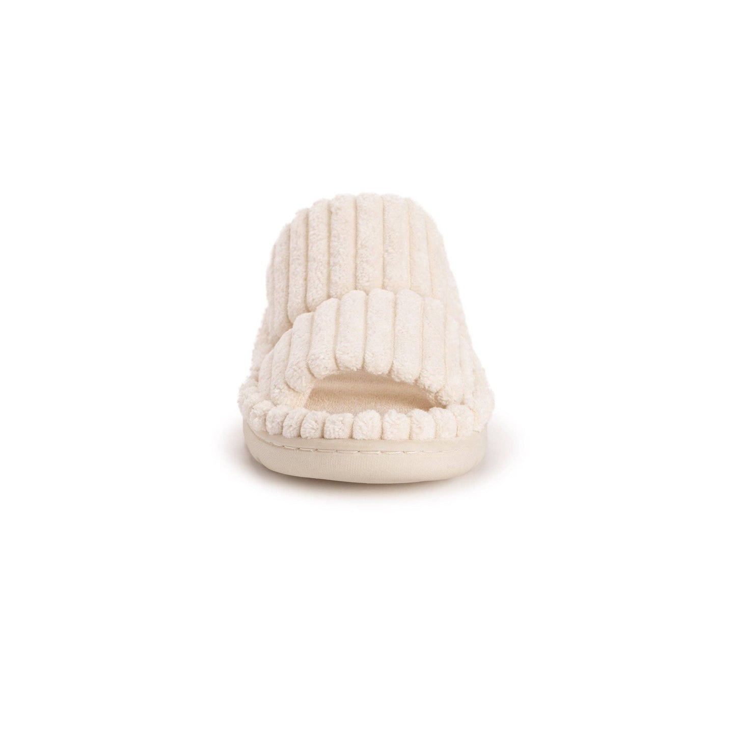 MUK LUKS Women's Ribbed Terry Slide Comfort Contour Slipper