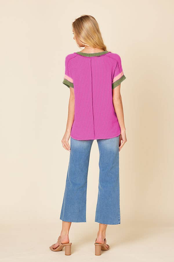 Block Top Ribbed
