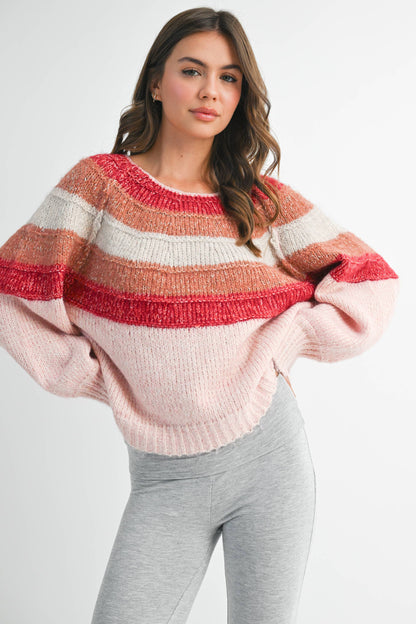Chunky Knit Pullover Sweater