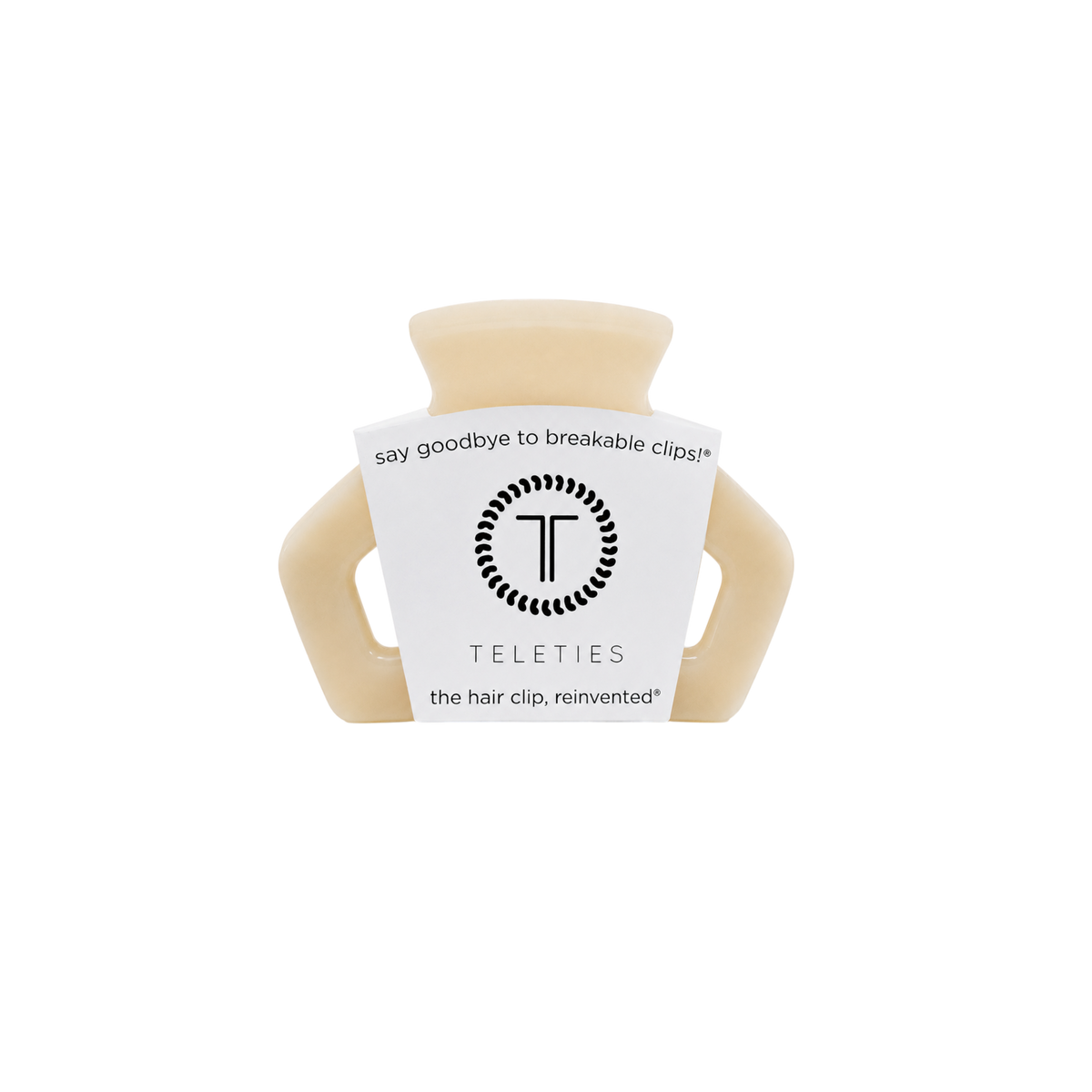 Open | Almond Beige | Petite Claw Clip