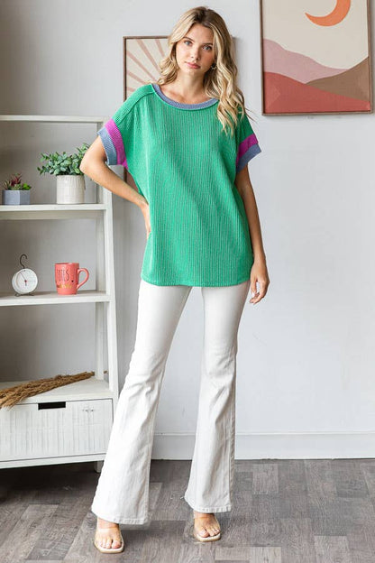 Block Top Ribbed