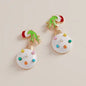 Green Monster Hands Earrings