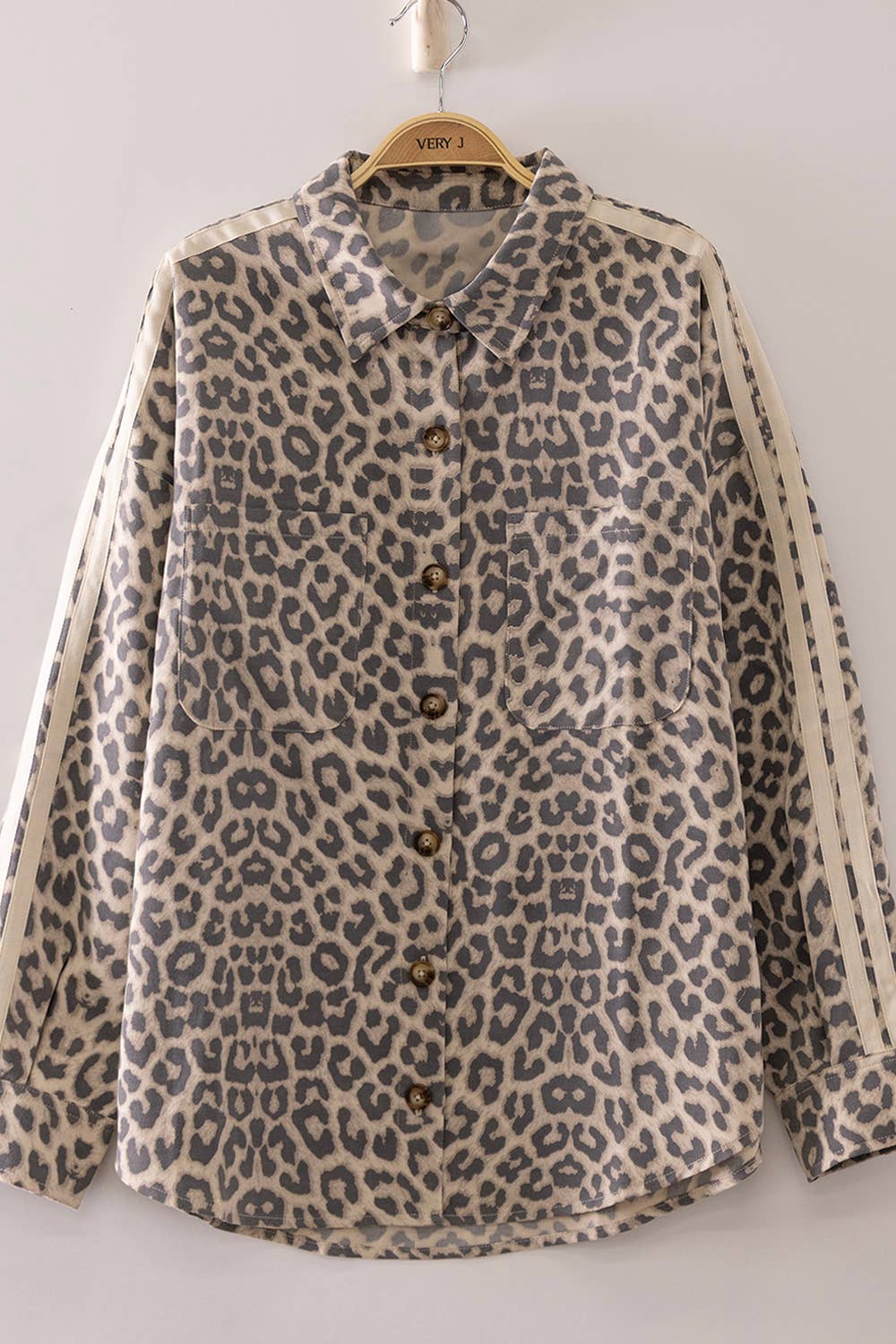 Leopard Print Utility Shirt