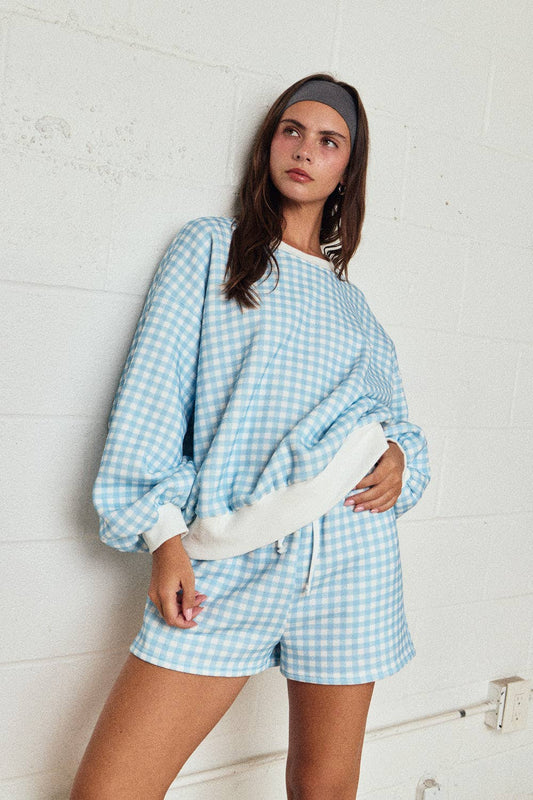 Fresh Picked Gingham Lounge Set