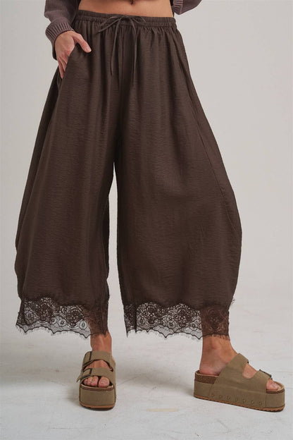 CECE FLOWY WIDE BALLOON LEG PANTS