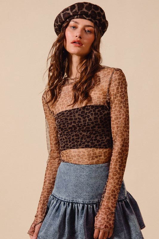 Phoebe Mesh Top