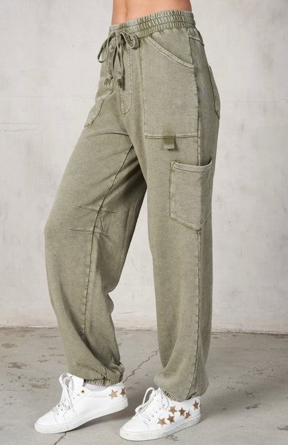 Terry Cargo Sweatpants