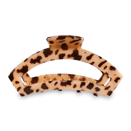Open Hair Clip | Large | Blonde Tortoise