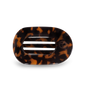 Round Flat Hair Clip | Small | Tortoise