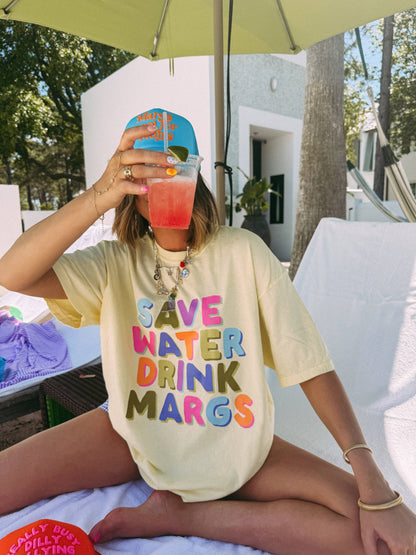 Save water drink margs graphic tee