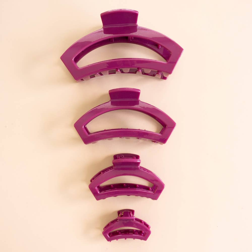 Open Mulberry Small Hair Clip