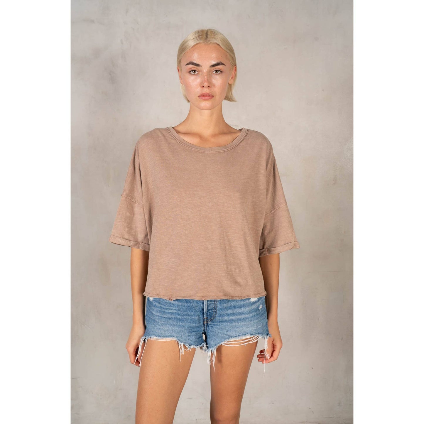 Cara  Slub Twist Tee