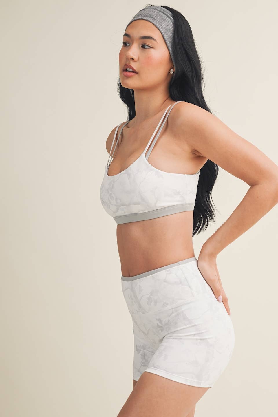 Camo Print Double Layered Sports Bra
