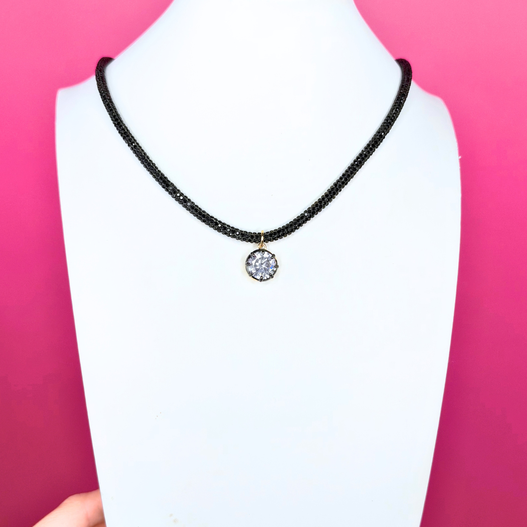 Glitter Rope Necklace