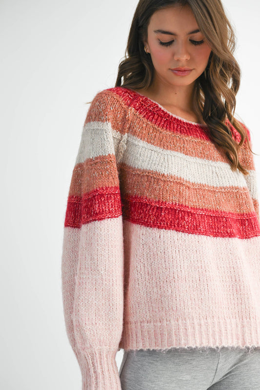 Chunky Knit Pullover Sweater