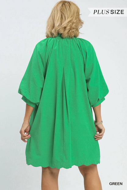 Tory Textured Pocket Mini Dress