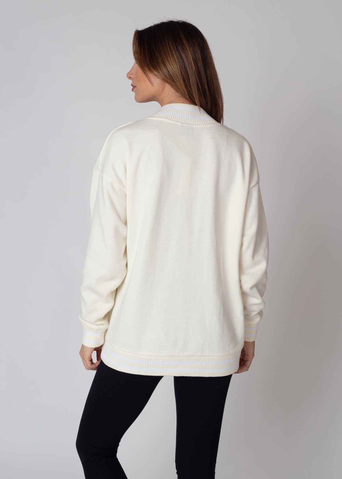 Letterman V-Neck Pullover
