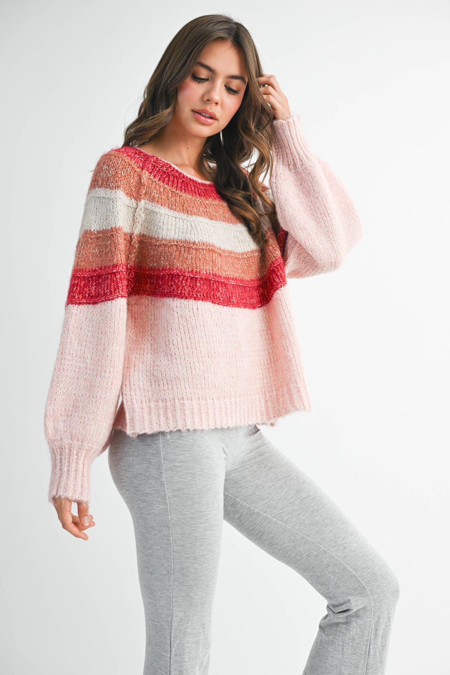 Chunky Knit Pullover Sweater