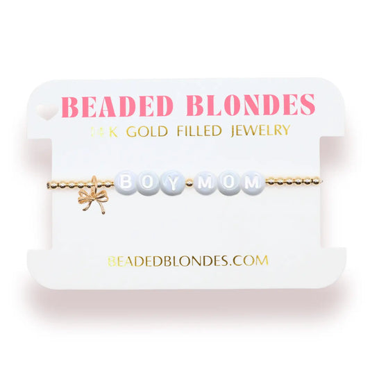 Boy Mom Charm Bracelet