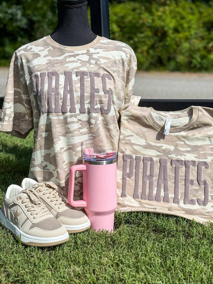 Natural Camo Game Day Tee