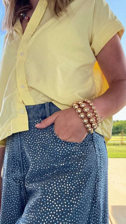 Rhinestone Denim Girl