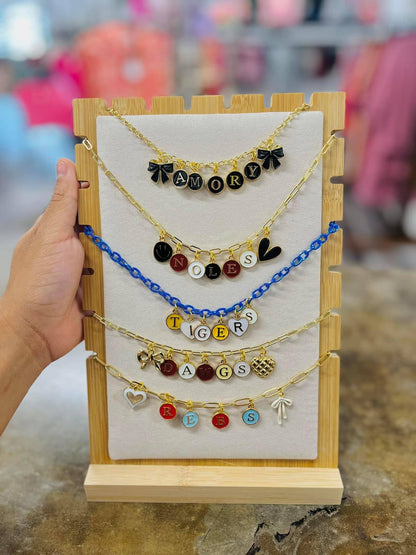 Game Day Godley Trendy Charm Necklaces 
