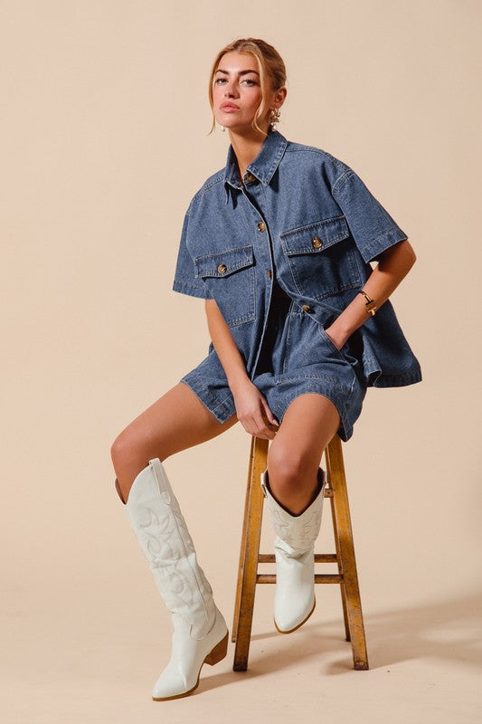 Here For The Denim Set